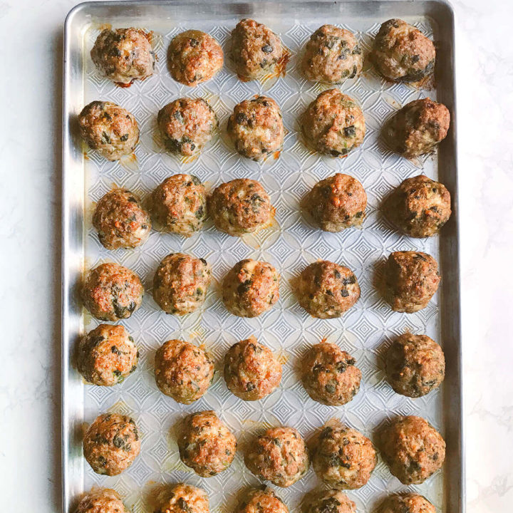 How long to bake meatballs