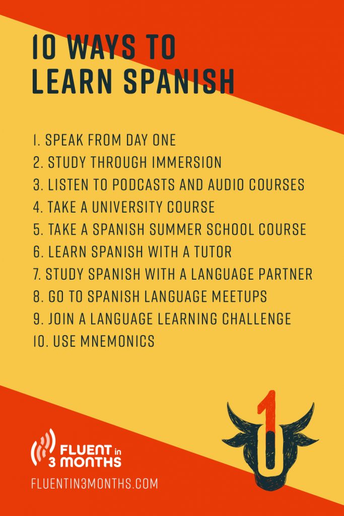 Effective Ways to Learn Spanish Fast