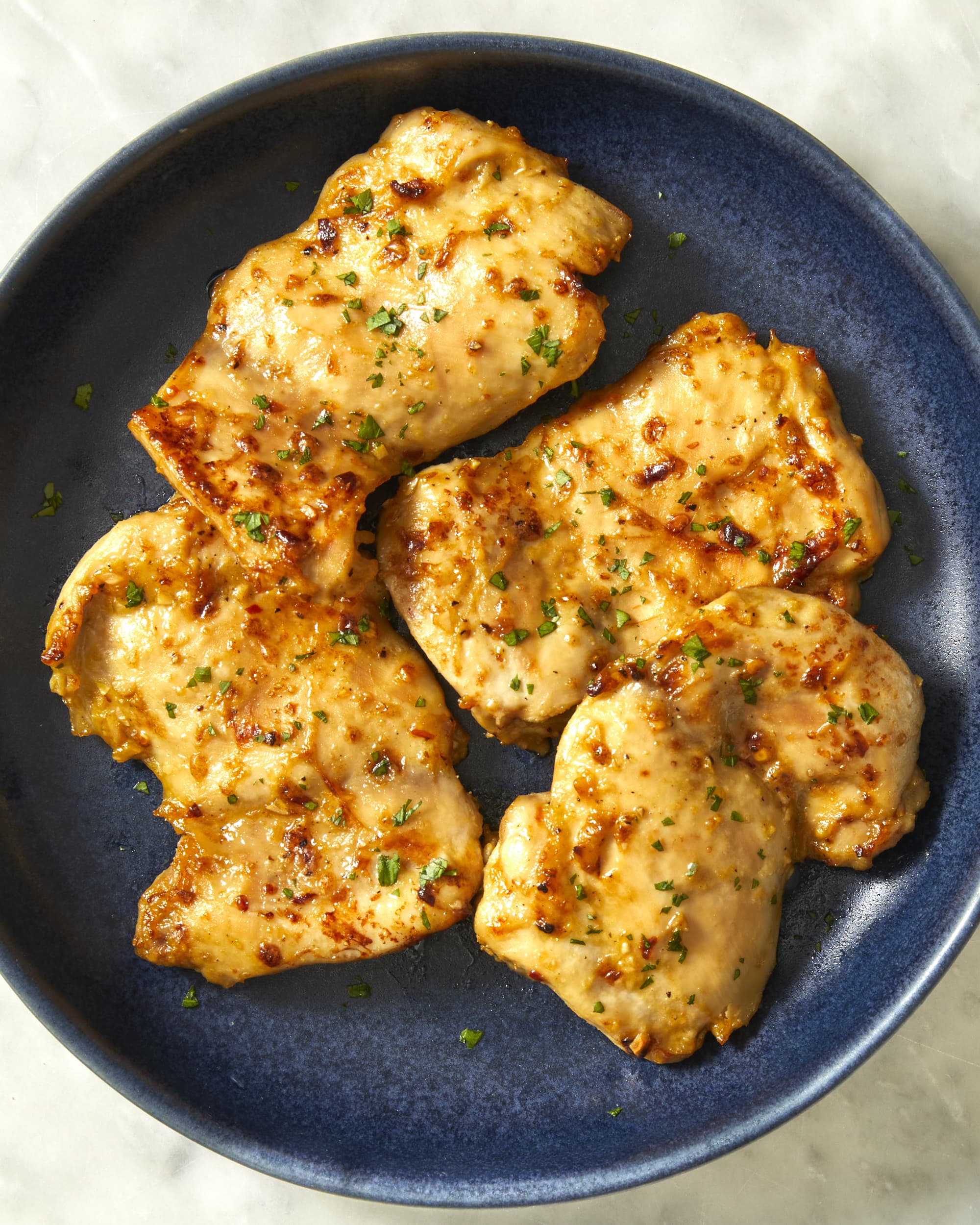 Cooking boneless chicken thighs