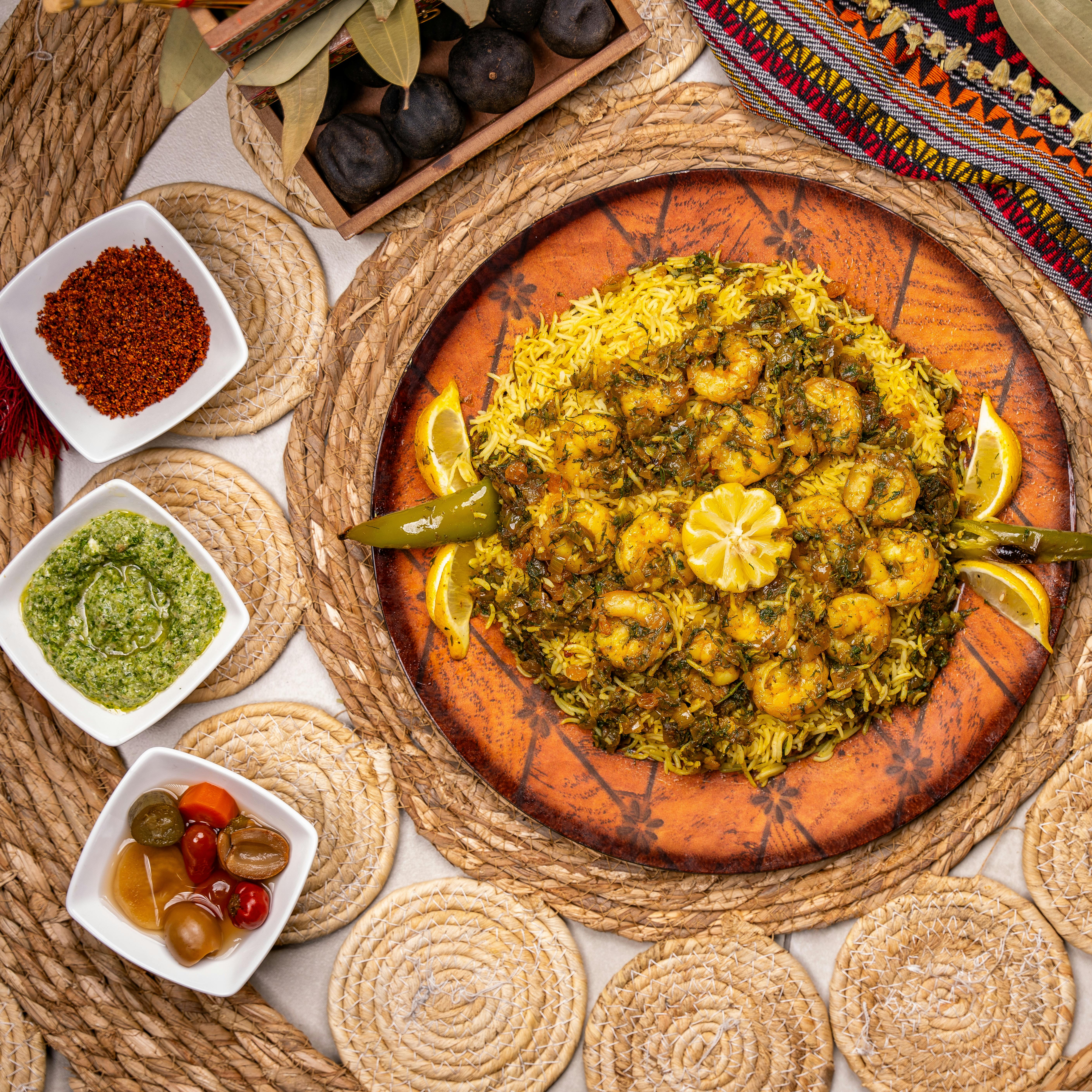 A bowl of delicious yellow rice